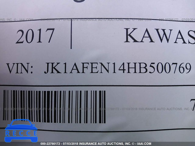 2017 KAWASAKI KAF400 N JK1AFEN14HB500769 image 9