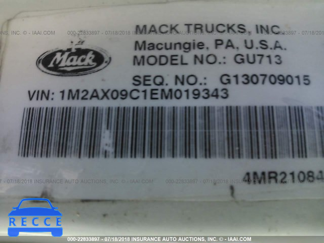2014 MACK GU713 GU700 1M2AX09C1EM019343 image 9