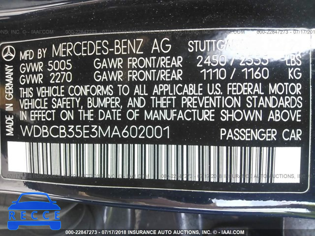 1991 MERCEDES-BENZ 350 SDL WDBCB35E3MA602001 Bild 8