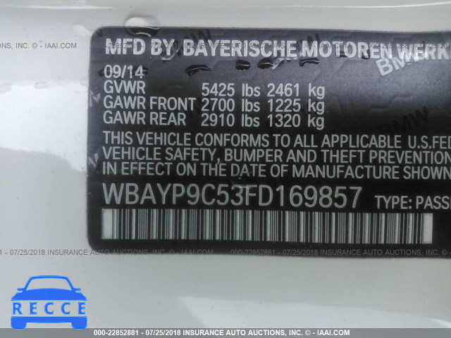 2015 BMW 650 I WBAYP9C53FD169857 Bild 8