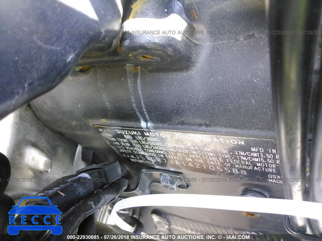 2004 SUZUKI GSX-R750 K JS1GR7JA142105588 image 9