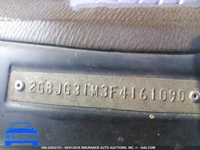 1985 CHEVROLET G30 2GBJG31M3F4161090 image 9