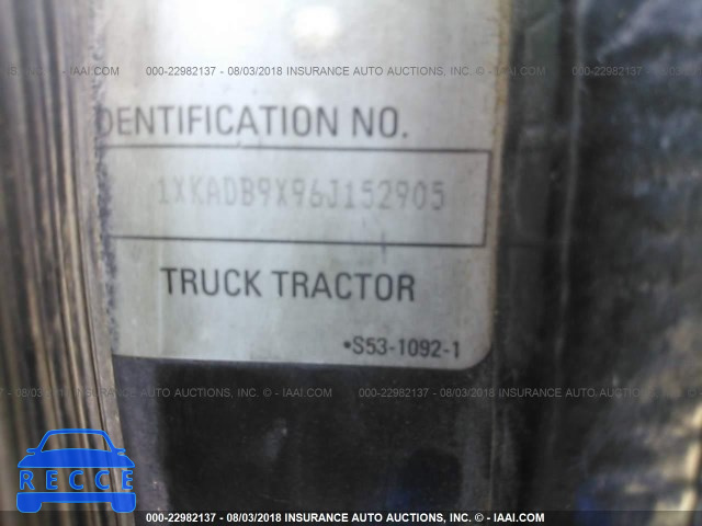 2006 KENWORTH T600 T600 1XKADB9X96J152905 image 9