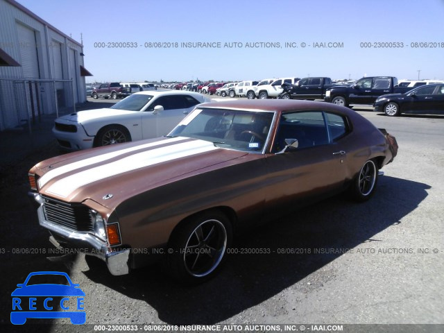 1972 CHEVROLET CHEVELLE 1C37H2R534852 Bild 1