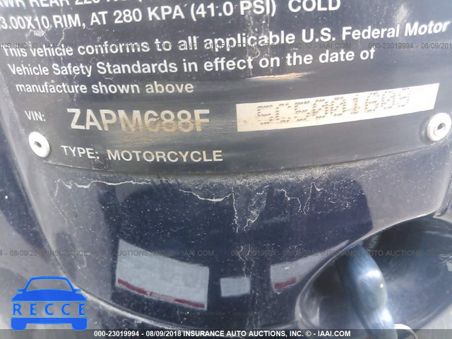 2012 VESPA LX 150IE ZAPM688F5C5001609 image 9