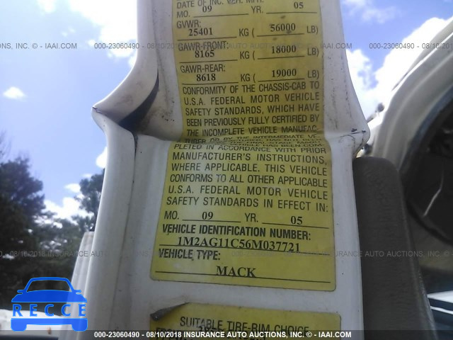 2006 MACK 700 CV700 1M2AG11C56M037721 image 9