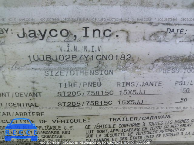 2000 JAYCO OTHER 1UJBJ02P7Y1CN0182 image 8