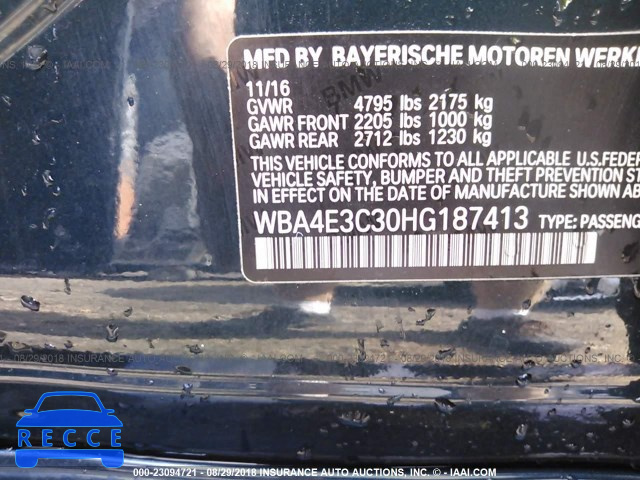 2017 BMW 440I GRAN COUPE WBA4E3C30HG187413 зображення 8