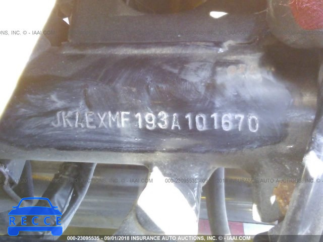 2003 KAWASAKI EX250 F JKAEXMF193A101670 image 9