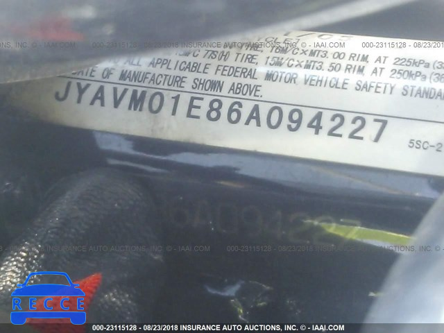 2006 YAMAHA XVS65 A JYAVM01E86A094227 image 9