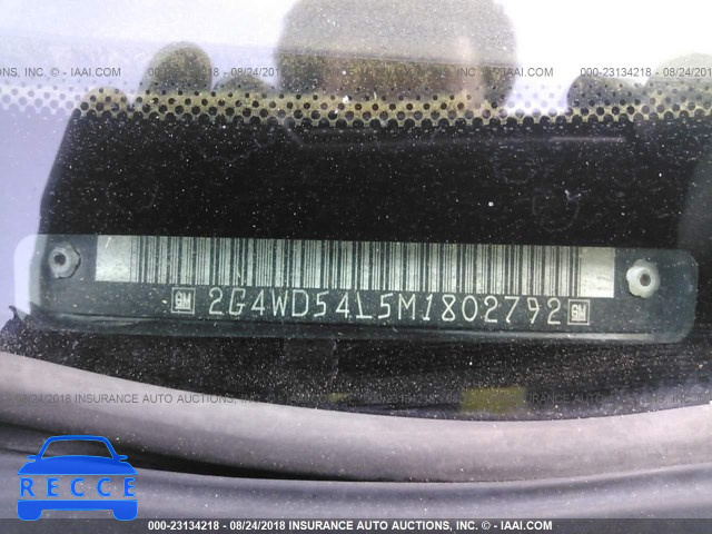 1991 BUICK REGAL LIMITED 2G4WD54L5M1802792 зображення 8