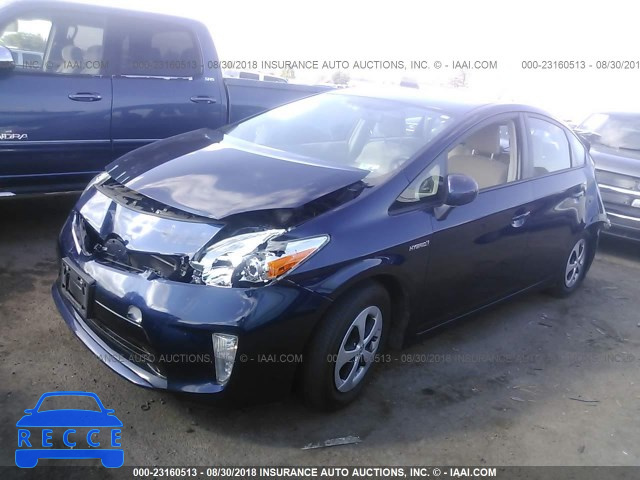 2014 TOYOTA PRIUS JTDKN3DUXE0384711 image 1