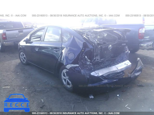 2014 TOYOTA PRIUS JTDKN3DUXE0384711 image 2