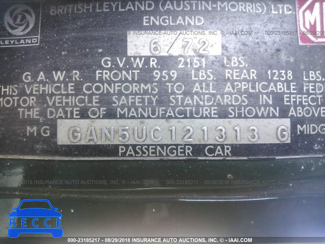 1972 MG MIDGET GAN5UC121313G image 8