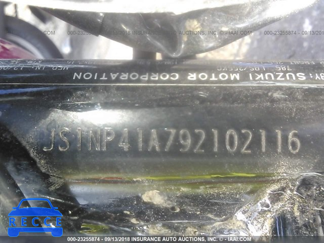 2009 SUZUKI LS650 JS1NP41A792102116 зображення 9