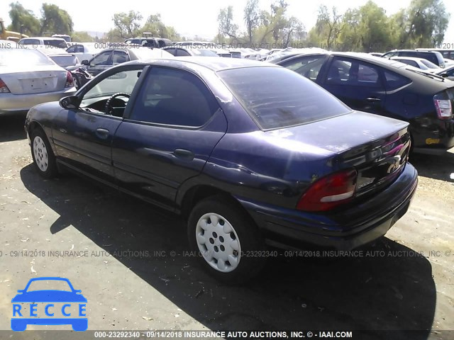 1999 DODGE NEON HIGHLINE 3B3ES47C0XT518499 зображення 2