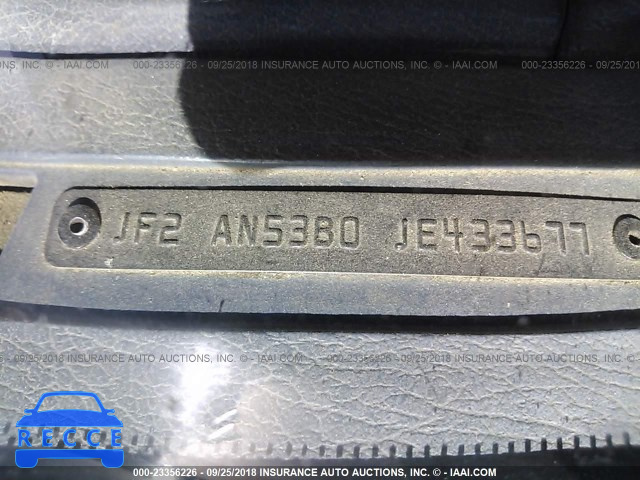 1988 SUBARU GL 4WD JF2AN53B0JE433677 Bild 8