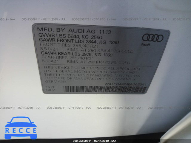 2014 AUDI SQ5 PREMIUM PLUS WA1CGAFP4EA066341 image 8