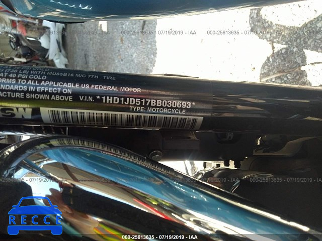 2011 HARLEY-DAVIDSON FLSTN 1HD1JD517BB030693 image 9