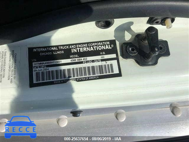 2005 INTERNATIONAL 4300 1HTMMAAM35H113031 image 8