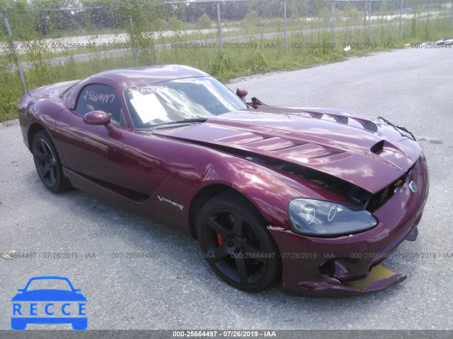 2008 DODGE VIPER SRT-10 1B3JZ69Z08V200276 зображення 0