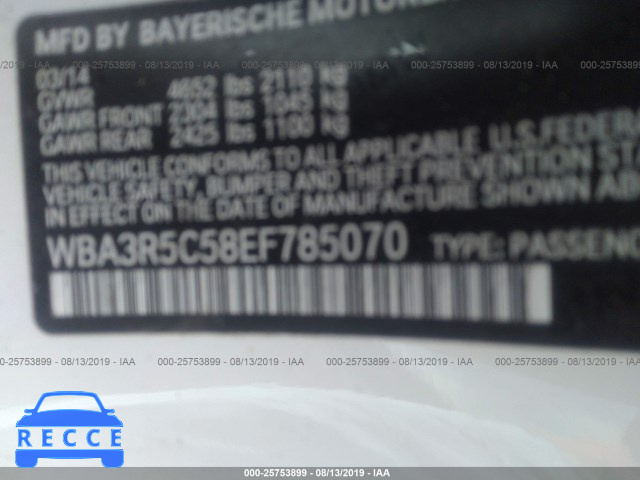 2014 BMW 435 XI WBA3R5C58EF785070 image 8