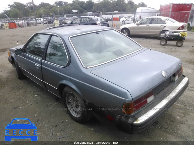 1987 BMW 635 CSI AUTOMATICATIC/L6 WBAEC8408H3266167 image 2