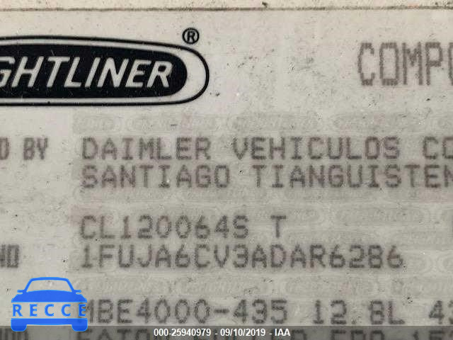 2010 FREIGHTLINER COLUMBIA 1FUJA6CV3ADAR6286 image 9