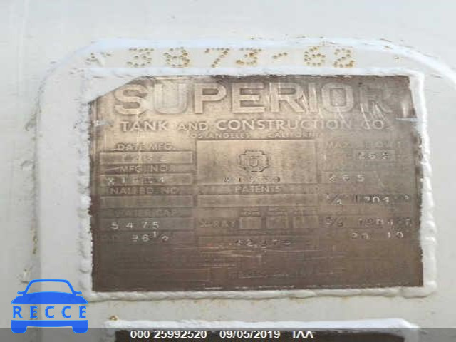 1962 SUPERIOR PUP TANK X1664 зображення 8