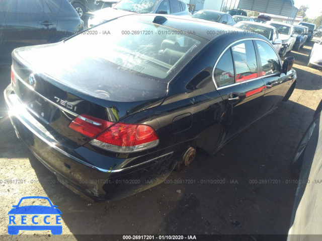 2007 BMW 7 SERIES 750I WBAHL83597DT09837 зображення 3