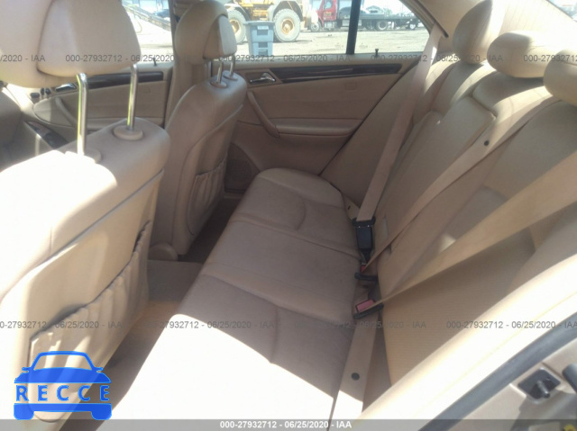 2001 MERCEDES-BENZ C-CLASS 240 WDBRF61J21F096744 зображення 7