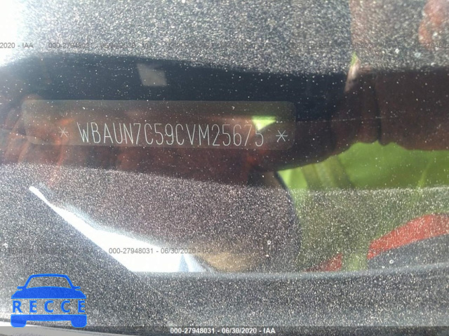 2012 BMW 1 SERIES I WBAUN7C59CVM25675 зображення 8