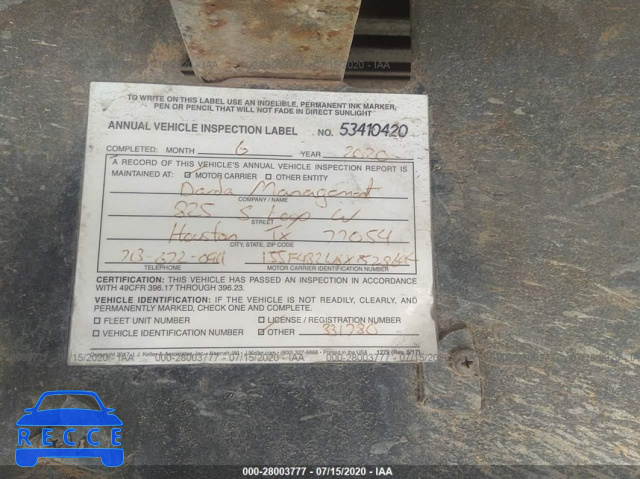 1999 WABASH NATIONAL CORP FLATBED 1JJF482W6XS528694 image 8