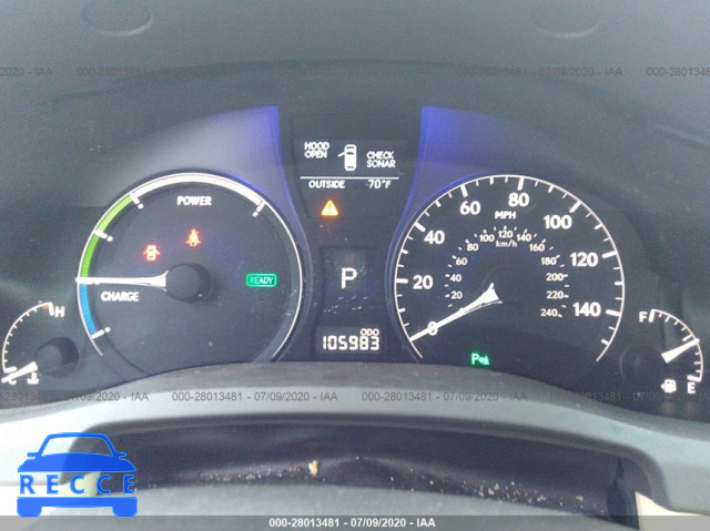 2012 LEXUS RX 450H 450 JTJBC1BA6C2433243 зображення 6