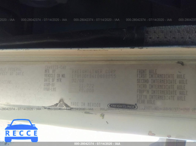 2001 FREIGHTLINER FLD FLD120 1FUYDDYB61DG88855 image 8