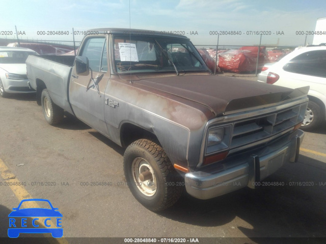 1986 DODGE W-SERIES W100 1B7HW04T0GS061160 зображення 0