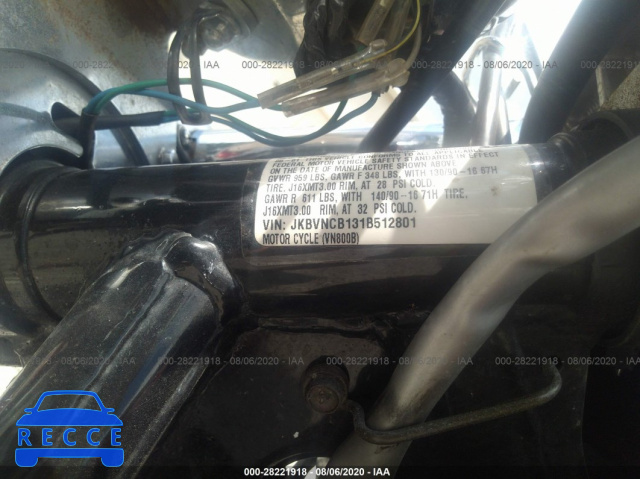 2001 KAWASAKI VN800 B JKBVNCB131B512801 зображення 9