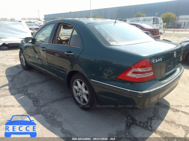 2001 MERCEDES-BENZ C-CLASS WDBRF61JX1F033312 image 2