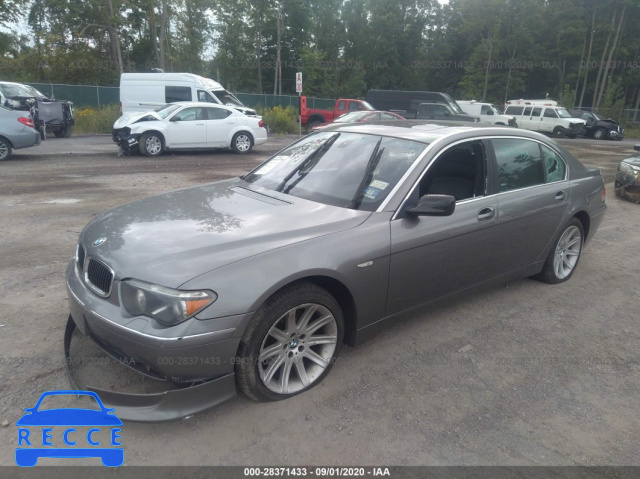 2004 BMW 7 SERIES 745LI WBAGN63454DS47270 image 1