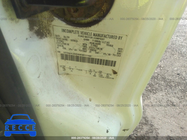 2009 FORD SUPER DUTY F-350 SRW XL/XLT/LARIAT 1FDWX35R49EB11760 зображення 8