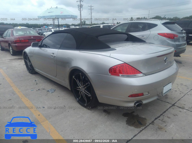 2006 BMW 6 SERIES 650CI WBAEK134X6CN77241 image 2