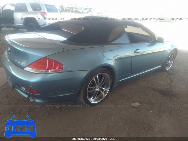 2005 BMW 6 SERIES 645CI WBAEK73455B323752 зображення 3