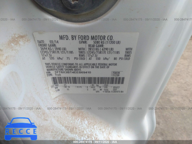 2014 FORD SUPER DUTY F-350 SRW XL/LARIAT/XLT 1FT8X3BT4EEB69410 image 8