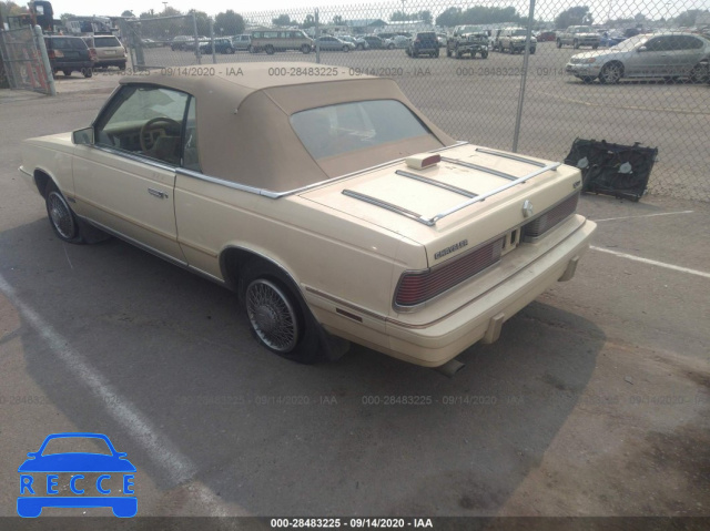 1986 CHRYSLER LEBARON 1C3BC55E6GG229855 image 2