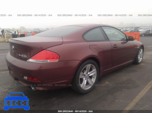 2004 BMW 6 SERIES 645CI WBAEH73464B189637 зображення 3