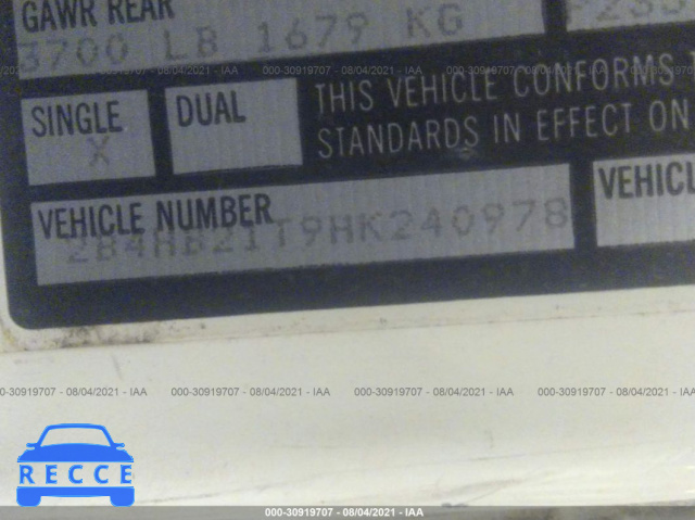 1987 DODGE RAM WAGON B250 2B4HB21T9HK240978 image 8