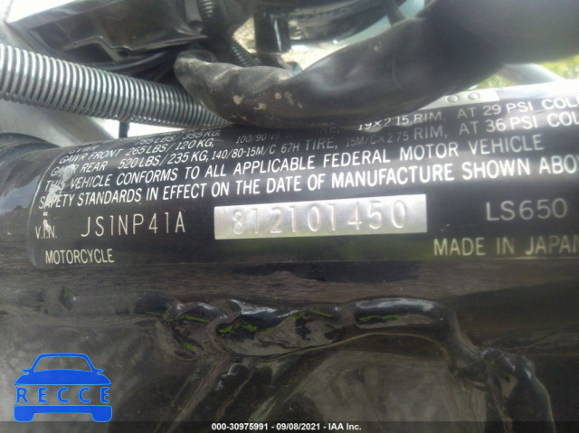 2001 SUZUKI LS650 P JS1NP41A812101450 image 9