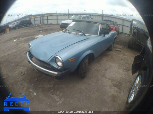 1981 FIAT 124 SPIDER ZFAAS00B1B8186160 зображення 1