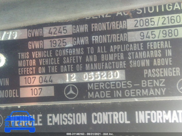 1997 MERCEDES BENZ OTHER  10704412055280 image 8
