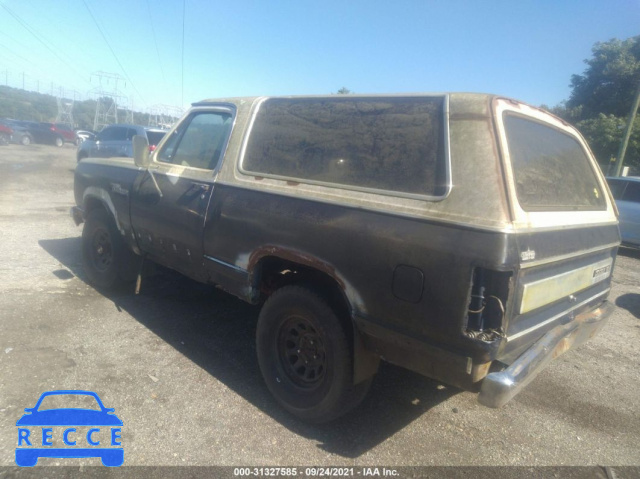1985 DODGE RAMCHARGER AW-100 1B4GW12T1FS658205 image 2
